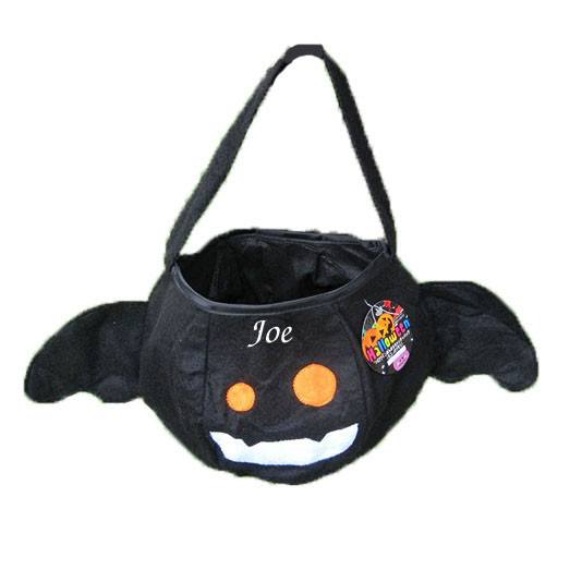 Bat with Wings Felt Bucket