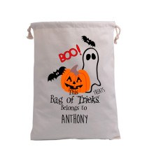 BOO with Ghost, Pumpkin & Bat - Bag Of Tricks