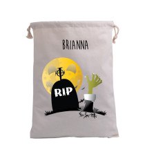 Grave with hand Trick or Treat Bag
