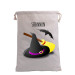 Witch Hat with Broom Trick or Treat Bag